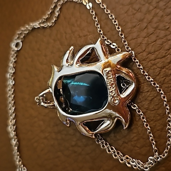 VTG SARAH COVENTRY 1969 Holiday Ice Blue Crystal Colonial Necklace Earrings Set - Picture 3 of 11